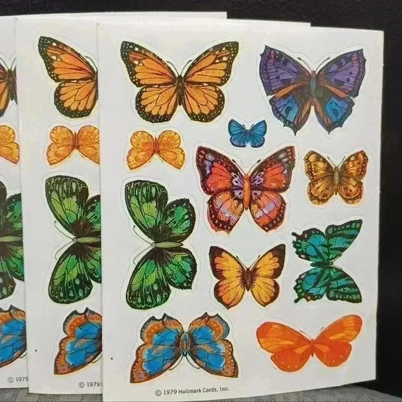 Vintage Dennison Seals & Hallmark  1979 Stickers - Picture 3 of 9